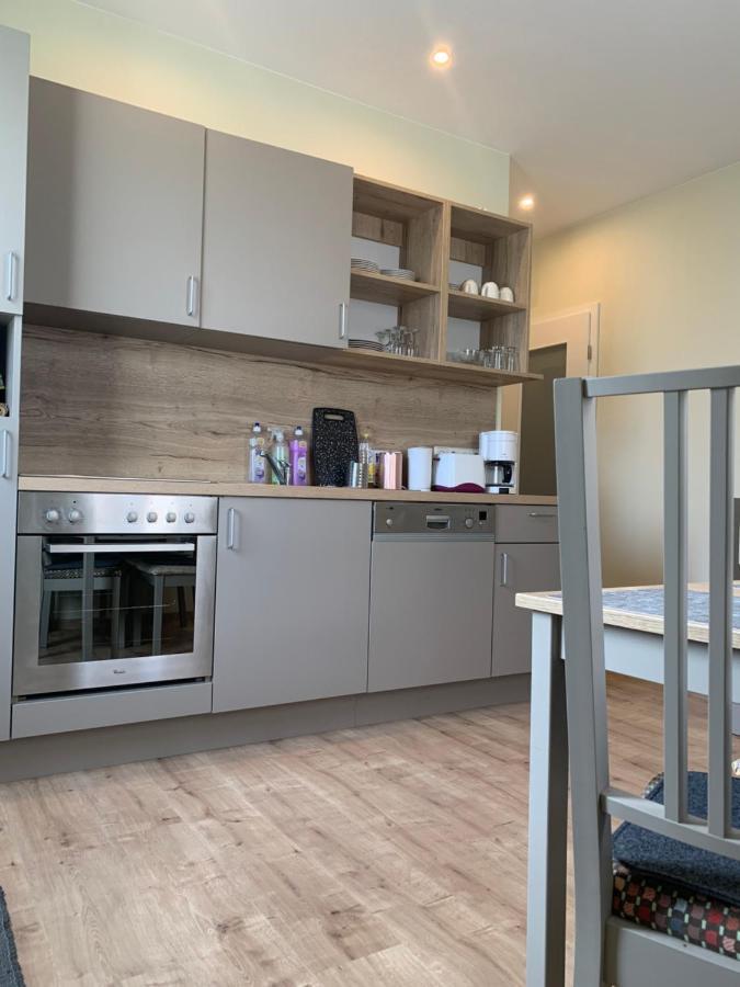 Die Senfbude - Wunderschoene Apartments Fuer 4 Personen Mit Terrasse & Stellplatz Leipzig Exterior photo