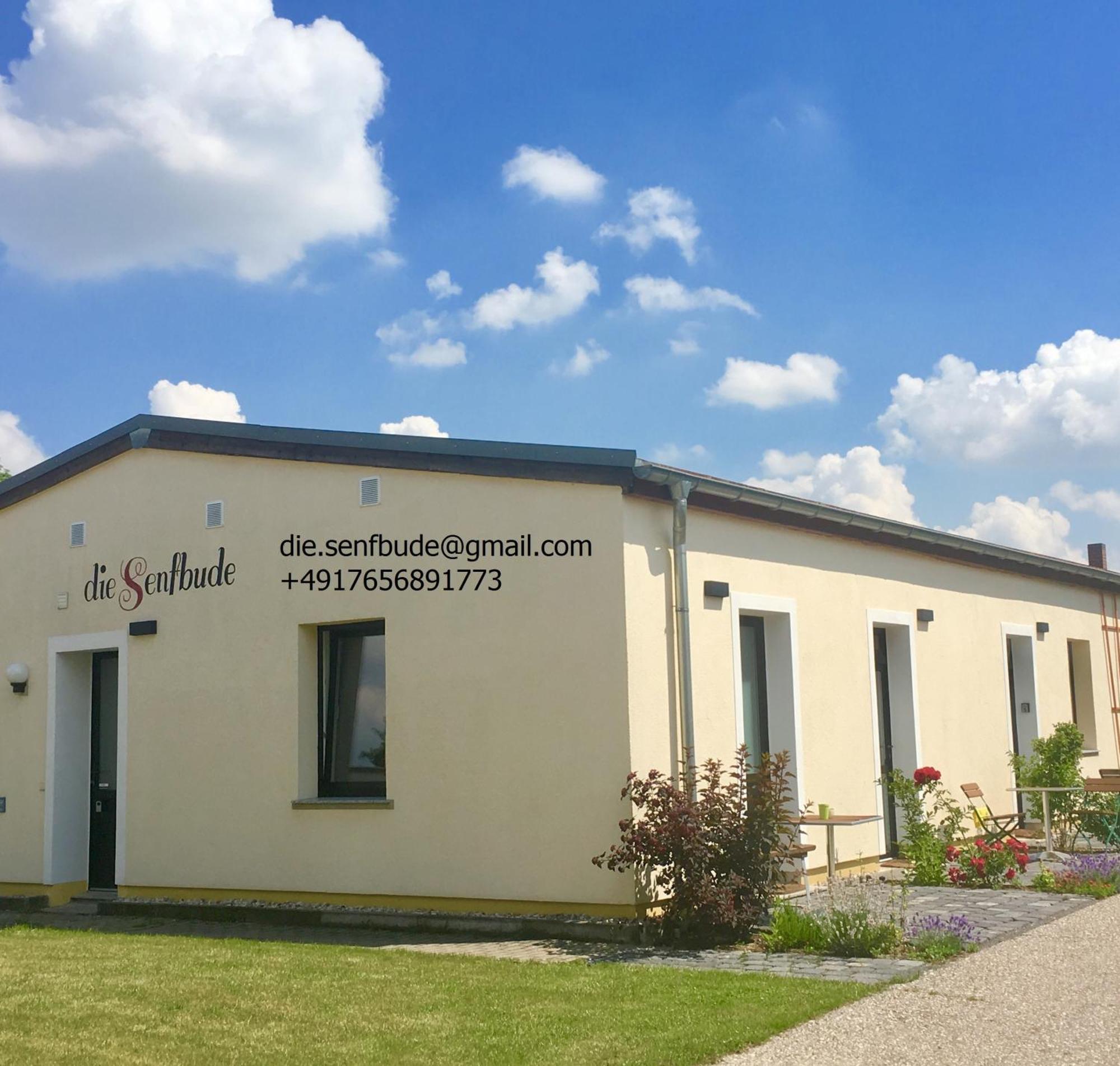 Die Senfbude - Wunderschoene Apartments Fuer 4 Personen Mit Terrasse & Stellplatz Leipzig Exterior photo